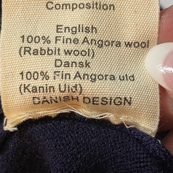 Pullover Factory Navy Sweater Dress Size: Extra Small - Picture 16 of 16